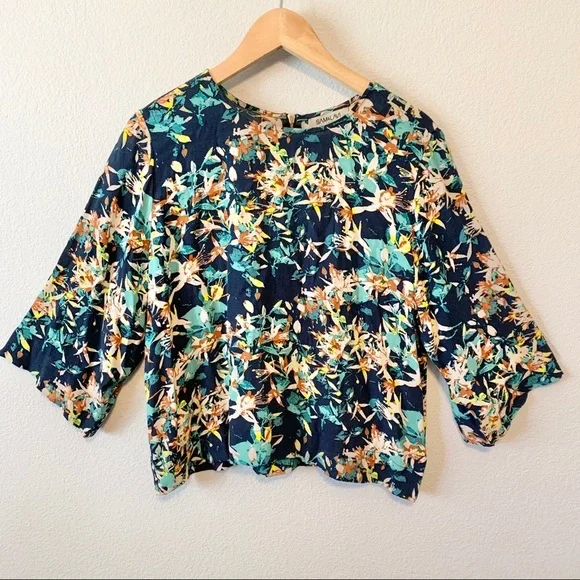 Anthropologie Sam & Lavi Floral Blouse - Picture 2 of 7